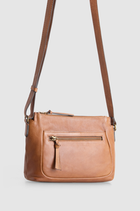 Cora Leather Crossbody Bag