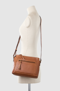 Cora Leather Crossbody Bag
