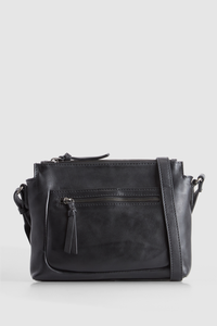 Cora Leather Crossbody Bag