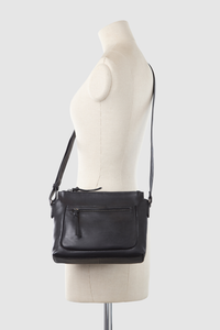 Cora Leather Crossbody Bag