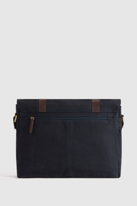 Noah Canvas/Lea Trim EW Satchel