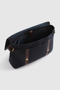 Noah Canvas/Lea Trim EW Satchel