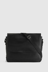 Zack Leather EW Satchel