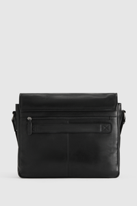 Zack Leather EW Satchel