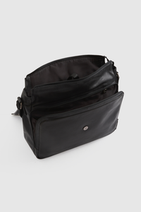 Zack Leather EW Satchel