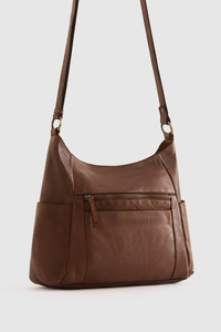 Maggie Leather Crossbody Bag