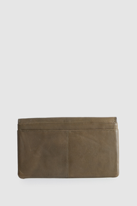 Maya Leather Large Clutch
