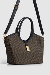 Alina Straw Grab Tote