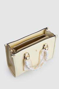 Small Tote Bag With Scarf