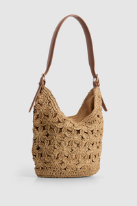 Flower Straw Hobo