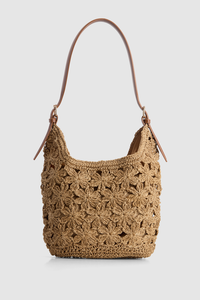 Flower Straw Hobo