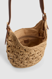 Flower Straw Hobo