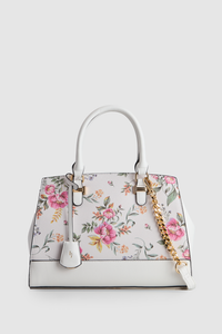 Floral Shopper Tote Bag