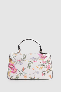 Floral Top Handle Bag