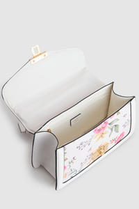 Floral Top Handle Bag
