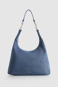 Aelyn Denim Hobo Bag