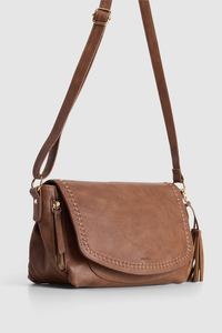 Flapover Crossbody Bag