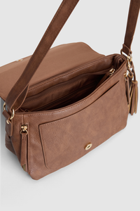 Flapover Crossbody Bag
