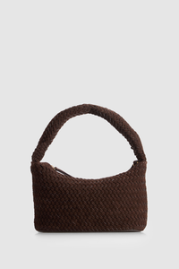 Nina Leather Weave Shoulder Bag