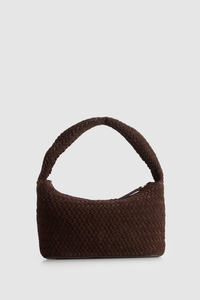 Nina Leather Weave Shoulder Bag