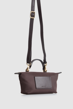 Noosa Leather Trim Crossbody Bag
