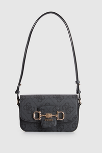 Janie Logo Flap Shoulder Bag