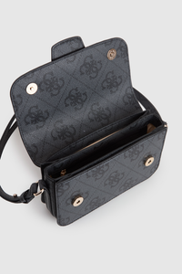 Janie Logo Flap Shoulder Bag