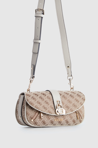 Jessa Logo Flap Crossbody Bag