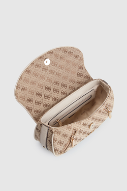 Jessa Logo Flap Crossbody Bag