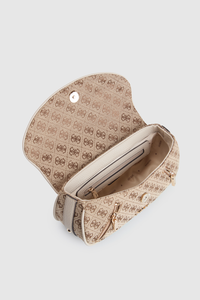 Jessa Logo Flap Crossbody Bag