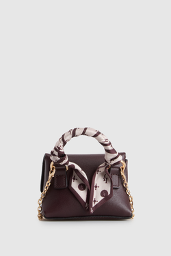 Micro Crossbody With Scarf