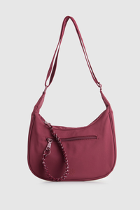 Gia Curve Nylon Crossbody Bag