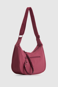 Gia Curve Nylon Crossbody Bag