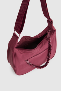 Gia Curve Nylon Crossbody Bag