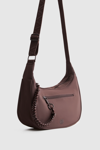 Gia Curve Nylon Crossbody Bag