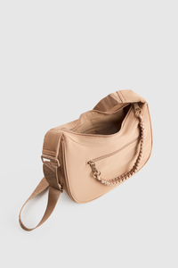 Gia Curve Nylon Crossbody Bag