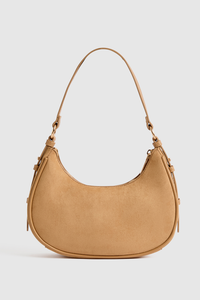 Sophia Vegan Suede Shoulder Bag
