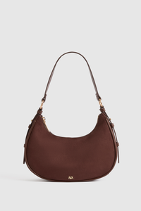 Sophia Vegan Suede Shoulder Bag