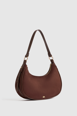 Sophia Vegan Suede Shoulder Bag