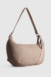 Coated Crescent Sling Bag