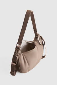 Coated Crescent Sling Bag