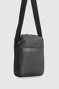 Finn Nylon/Leather Trim NS Satchel