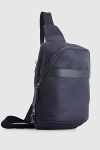 Finn Nylon/Leather Trim Sling Bag