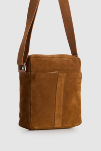 Harris Suede Large NS Satchel