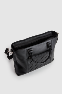 Dominic Leather Weave Tote Bag