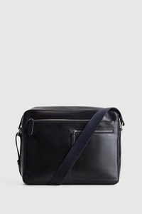 Ezra Leather EW Zip Satchel