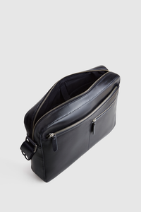 Ezra Leather EW Zip Satchel
