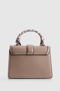 Scarf Top Handle Bag