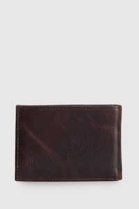 Leather Slim Bifold Wallet
