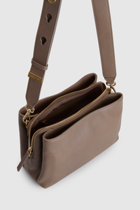 Clover Leather Crossbody Bag